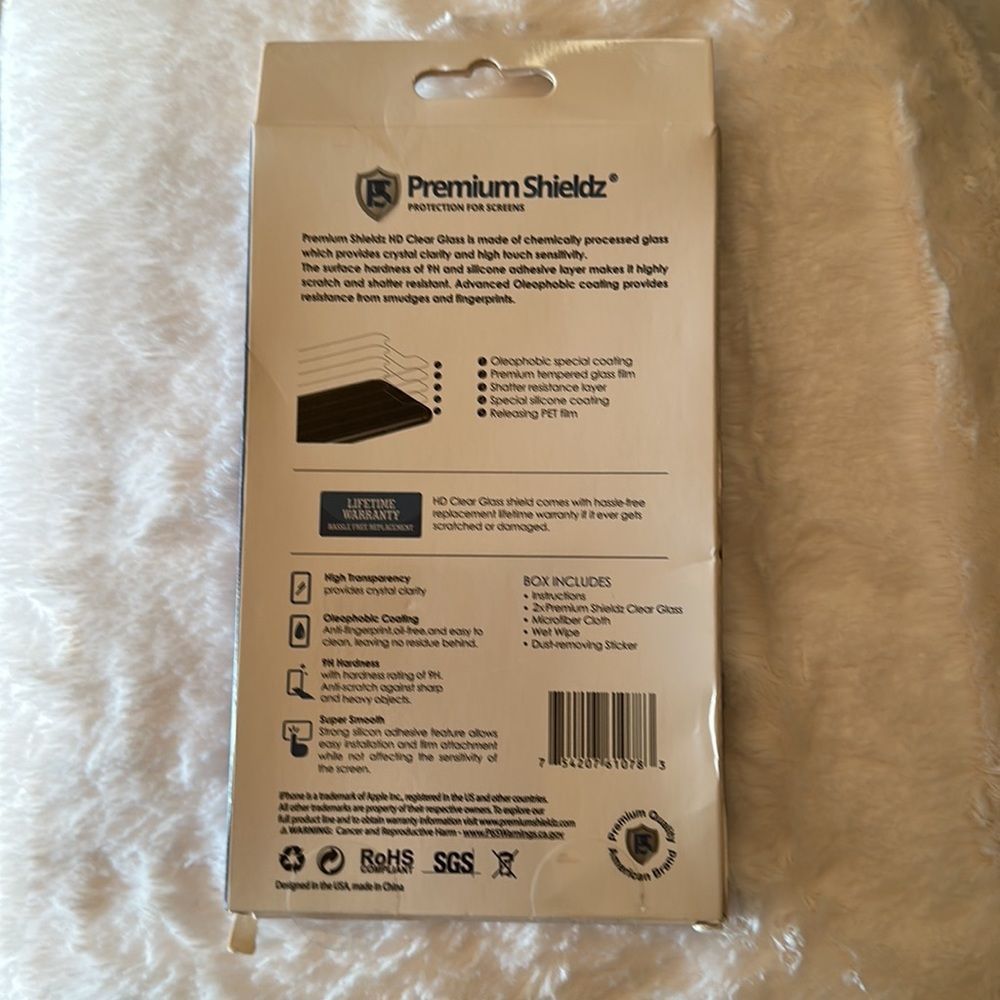 2-Pack HD Clear Glass Screen Protectors - Picture 2 of 2
